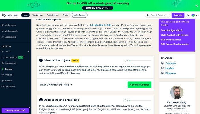 Datacamp free trial