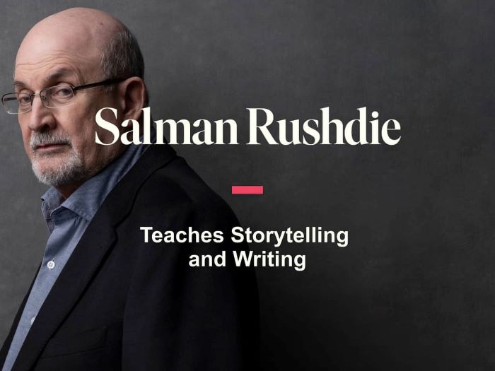 Salman Rashdie MasterClass