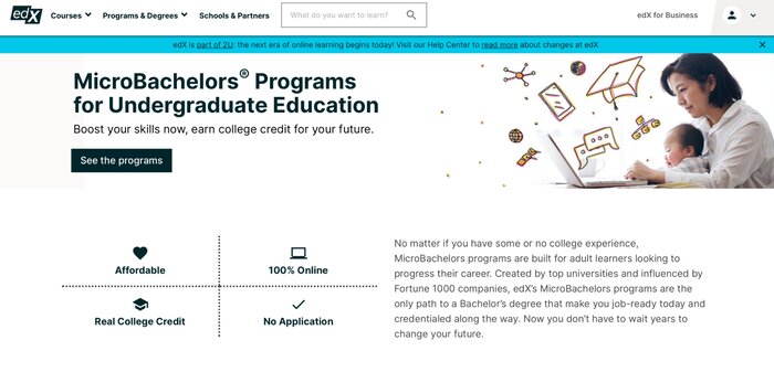 edX MicroMasters and Microbachelors