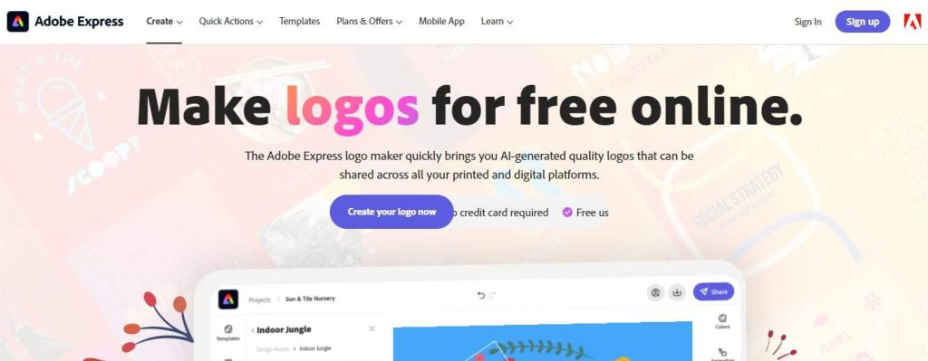 Adobe Express Logo Maker