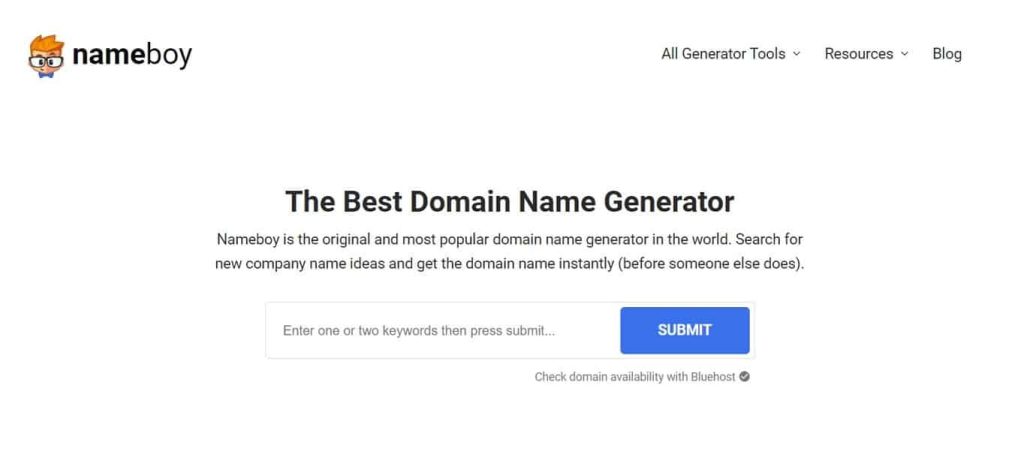 Website Name Ideas