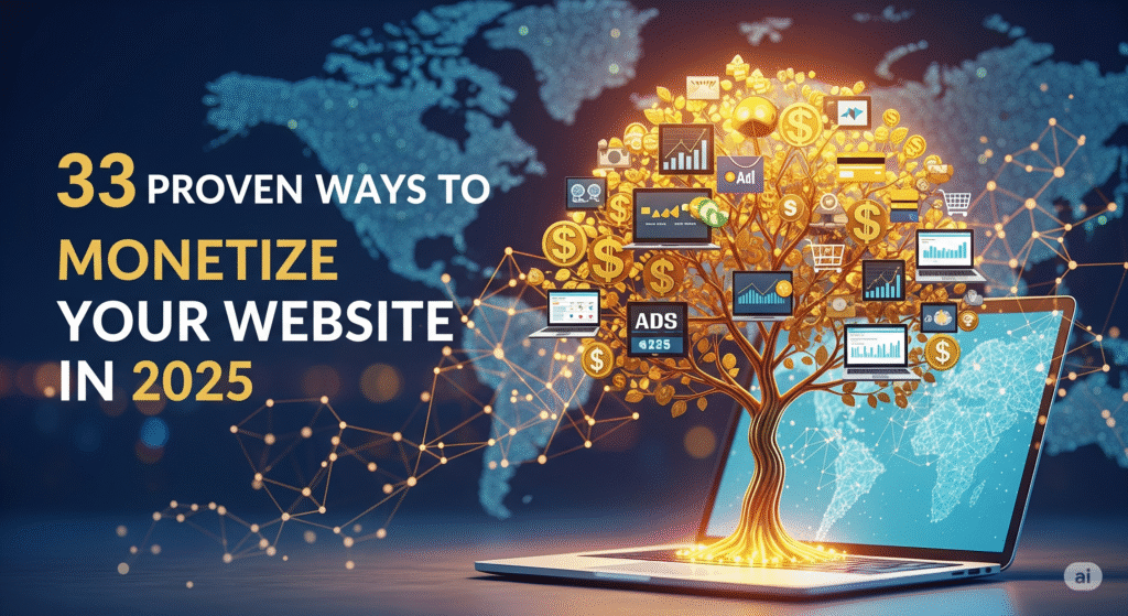 Ways to Monetize your Website